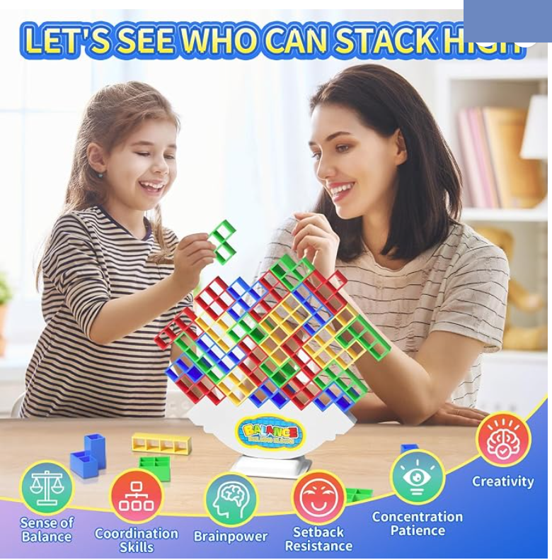 Taking turns stacking blocks