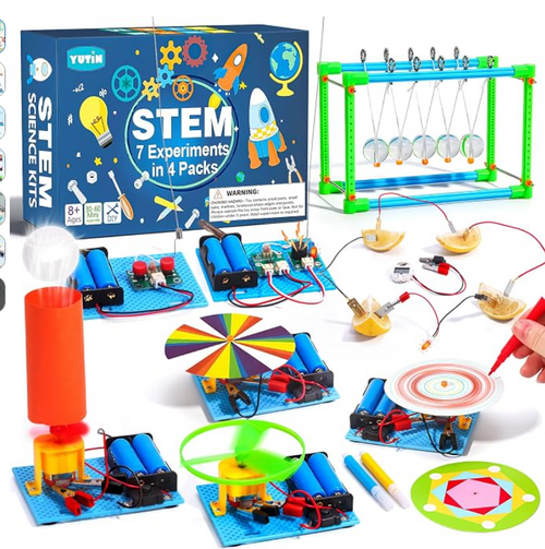 Circuit and physics experiments with the STEM box