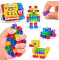 Mini soft cubes with the storage box and sample builds