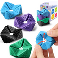 Four textured silicone flip fidgets
