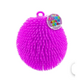 Purple abeec Giant Jiggly Ball with soft wiggly strands and a hanging loop
