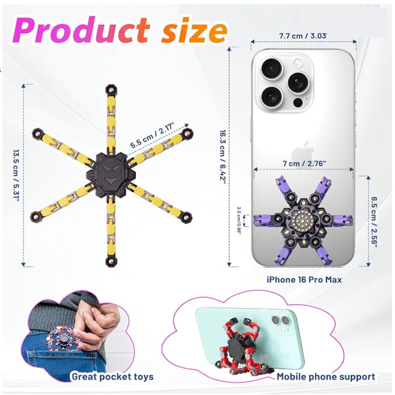 Spinner size guide