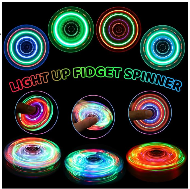 Light patterns while spinning