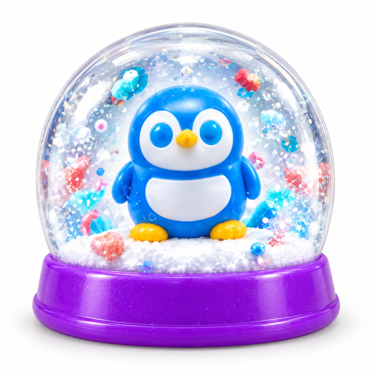 Squishy Snow Globe Toy – Squeeze-and-Flow Holiday Fidget