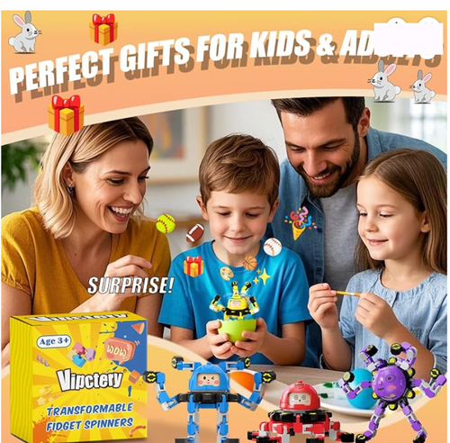 Robot spinners with the box