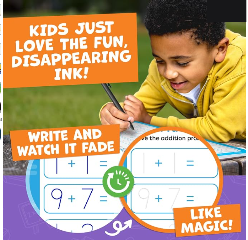 Writing with the magic pen and watching the ink fade